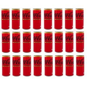 Lot de 24 boissons rafraîchissantes COCA-COLA Zero Zuccheri Zero Caffeina - Sans sucre ni caféine - 330 ml (Italiaen Gourmet UK Ltd, neuf)
