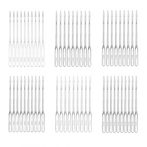 ZITFRI 60 Pcs Aiguille Machine a Coudre Universelle 6 Tailles 65/9 75/11 80/12 90/14 100/16 110/18 Aiguilles Machine à Coudre Domestique avec Boîte (Laoye, neuf)
