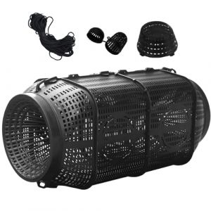 Nasse A Poisson, Nasse A Ecrevisses Pi&egrave;ge De Poisson, Nasses &Agrave; &Eacute;crevisses Avec Trous, Portables Cage &Agrave; Anguilles Filets Cage &Agrave; Crabes Pour Crevettes &Eacute;crevissess Homards Anguilles Eau Douce Sal&eacute;e (flowwer, neuf)
