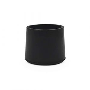 Flyshop Lot de 4 Embouts en Caoutchouc, épais, pour Pieds de Meubles et de chaises Noir Diamètre intérieur 38 mm, 3,8 cm, Ronds (Fly Shop, neuf)