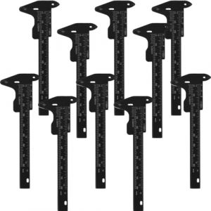 minkissy 10 Pièces Règle De Tatouage Des Sourcils Fourniture De Maquillage Règle Coulissante Petits Étriers À Sourcils Outil De Maquillage Règle En Plastique Étriers Portables Outil De (Prettbeauty, neuf)
