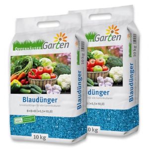 OPPENHÄUSER Engrais bleu 20kg pour jusqu’à 300m² – Engrais pour fruits, légumes et plantes robustes, apport nutritif optimal, effet longue durée (versando®, neuf)