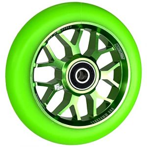 Fantic26 Spy7 Stunt Scooter Rolle I Trick I Tret I Enfants I Roller I Roue I 110 mm I ABEC 11 I Rapide I Silencieux I Freestyle (Vert/Vert Poussi&egrave;re) (Fantic26 Funsport GmbH, neuf)