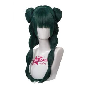 OSIAS Anime Maomao Cosplay Perruque Garden Party Ver Longue Verte Chignon (OSIAS, neuf)