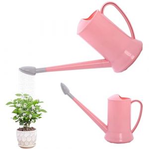 Arrosoir de 2 litres à Long Bec en Plastique arroseur détachable Plante arrosoir Vaporisateur d'eau léger Bouteille d'arrosage pour intérieur extérieur Jardin Maison Fleur bonsaï Plante(Rose A) (Qiang_ze9, neuf)