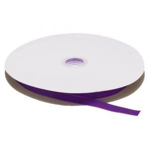 QUARKZMAN Ruban en Velours 1cm x22m, 3/8 Pouce x 25 yardss, Simple Face, Soyeux, pour Bricolage, Emballage Cadeau, D&eacute;coration de N&oelig;uds, Violet Fonc&eacute; (QUARKZMAN, neuf)