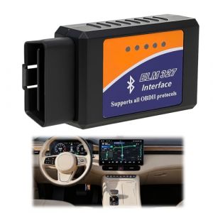 BUZUYIWAR OBD2 Diagnostic Voiture Connexion Bluetooth + Support Francais 7/7J, Diagnostic Auto Lecteur Multimarque Diagnostic des Codes Moteur en 3 Min, Compatible iOS, Android & Windows (CanJiaLiMao, neuf)
