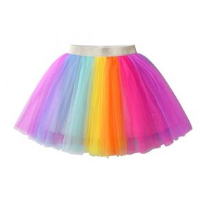 DXTON Fille Jupe Danse Jupe Tutu Princesse B&eacute;b&eacute; Jupe Sequin Ballet Jupe SK272 3-4 Ans (Dxton, neuf)