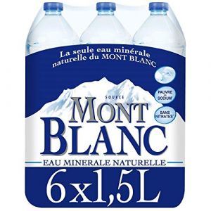 MONT BLANC - Mont Blanc eau minérale naturelle 6x1.5l - Un Articles (J&S France, neuf)