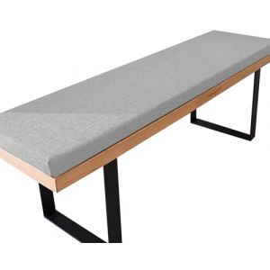 Coussin pour Banc de Jardin, Antidérapant Coussin de Siège en Mousse Épaisse avec Housse Amovible, Assise Coussin pour Banc de Mobilier Terrasse Balancelle Canapé Extérieur(G2,90x50x5cm Thick) (POSTTER SHOP, neuf)