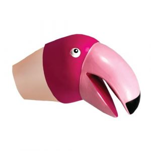 Snap Attack - Marionnettes flamant rose de Deluxebase, extensibles avec bouche mobile pour enfants, jouet interactif pour jeu imaginatif, éducation et cadeaux de fête. (DELUXEBASE, neuf)