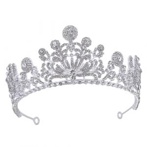 DRESSOOS Couronne Baroque, Coiffe De Mariage, Coiffe De Costume, Coiffe De Fête, Coiffe De Mariée, Coiffe En Strass, Coiffe Réutilisable, Coiffe Décorative, Décoration De Cheveux De (Mingsyue, neuf)