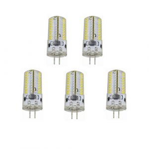 ANTYX G6.35 Ampoule LED 4 Watts 12 Volts, 24 Volts G6.35 / GY6.35 Ampoule de Rechange &agrave; 2 Broches de Type JC &agrave; Del JC de 20 W.Non-Dimmable, AC12V, DC12-24V, Pack de 5 (Couleur : Blanc Chaud) (ANTYANXUAN, neuf)