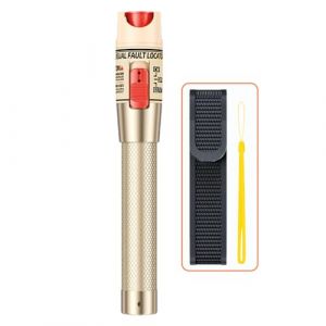 50mw Stylo de Fibre Optique, Testeur de Câble Fibre Optique FTTH 50KM avec L'Interface standard de 2,5 mm pour L'Ingénierie fibre optique, Localisateur Visuel de Défauts (LIAYTRSS, neuf)