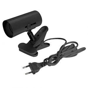 Domybest Support Lampe Chauffante Terrarium Lampe de Bureau Pince E27 Douille Ampoule &agrave; Pince UVA + UVB Support Douille Ampoule E27 Base de Lampe pour Reptiles Tortue Terrestre Aquarium (Pasercvxzoreso, neuf)