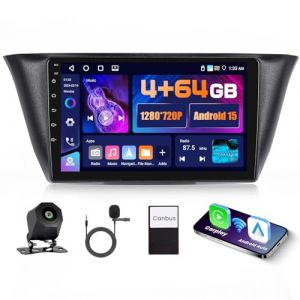 Hikity 5G WiFi 4+64G Android Autoradio Wireless Carplay pour Iveco Daily/KLen RV 2013-2021, 9 Pouces IPS &eacute;cran Tactile pour Voiture avec Android Auto GPS Bluetooth5.0 FM/RDS Cam&eacute;ra de Recul (Hikity Tech Hub, neuf)