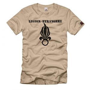 T-shirt #522 Legion &eacute;trang&egrave;re de la France Arm&eacute;e Legio Nostra - Beige - X-Large (ALFASHIRT, neuf)