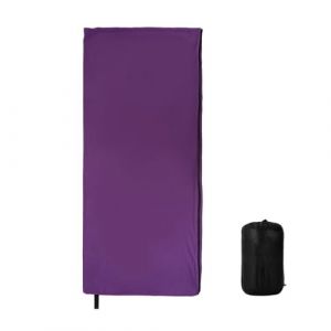 SSDH Sac de Couchage Polaire Double Face, Drap Portable pour Parcs, H&ocirc;tels, Camping (Violet) (Sanduohua, neuf)