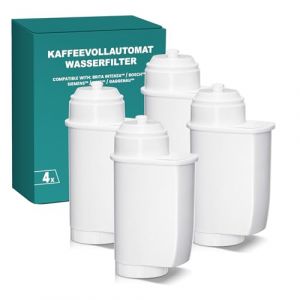 Filswa Filtre &agrave; eau pour Siemens EQ Series, EQ6 Plus S700, EQ9 S900/S500, EQ700, EQ500 - Compatible avec Brita Intenza, TCZ70003, TZ70033A - Cartouches filtrantes pour machine &agrave; caf&eacute; (4) (Cobridge GmbH, neuf)