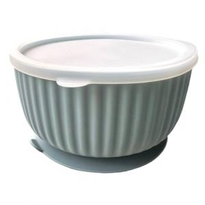 Gamelles pour chat avec ventouse de 400 ml avec couvercle en silicone &ndash; Gamelle sur&eacute;lev&eacute;e en silicone avec fond antid&eacute;rapant pour nourriture s&egrave;che, nourriture humide et eau &ndash; Gamelle &agrave; eau en silicone (KotomodaCatWear, neuf)