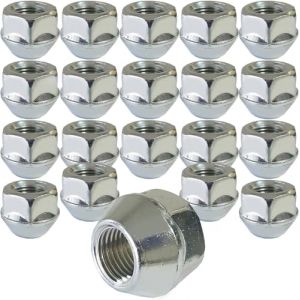 TRACER - Lot de 20 &eacute;crous de roue M12 x 1,25 60&deg; coniques SW 19 mm compatibles avec Subaru, Suzuki, Nissan (TUNERSHOP, neuf)