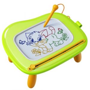 KOKODI Jouet Enfant 2 ans, Jouet Gar&ccedil;ons Filles 2 ans, Ardoise Magique pour les Enfants, Jouets &eacute;ducatifs de Voyage pour les Enfants de 1 2 3 ans, Cadeaux de Anniversaire P&acirc;ques (Jaune) (OCEAN DIRECT, neuf)