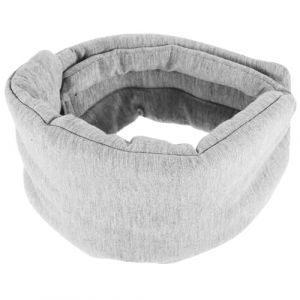 IMIKEYA Masque de Sommeil 3D en Mousse à Mémoire de Forme Masque Yeux Occultant Gris Bandeau Réglable pour Dormir pour Voyage Repos Fatigue Oculaire (Elsy Abbas, neuf)