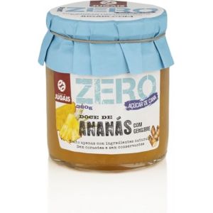 Confiture d'ananas et de Gingembre Sans -sucre Ajout&eacute;, Conserves Sucr&eacute;es aux Fruits Frais, Sans Sucre de Canne, Naturelle, Id&eacute;ale pour le Petit-D&eacute;jeuner et le Remplacement,280 g (Pure Brands Portugal, neuf)