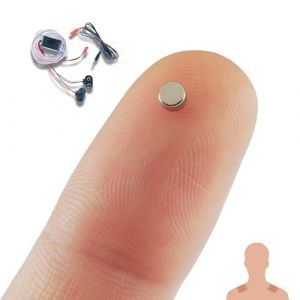 PingaOculto Oreillette Espion Ecouteur Mini Invisible pour Examen Nano Cach&eacute; pour Telephone avec Microphone avec Bandes Adh&eacute;sives - Casque sans Fil Discrete Ecoute &agrave; Distance (Oreillette Espion Nano) (PingaOculto, neuf)