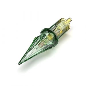 Solong Tattoo Elite #10 Bugpin Cartouches Round Liner &agrave; 5 aiguilles Extra Long Taper - Pack de 20, Compatibles avec tous les stylos de tatouage, Id&eacute;ales pour un travail de ligne fin et pr&eacute;cis 5RL-X (Solong Tattoo, neuf)