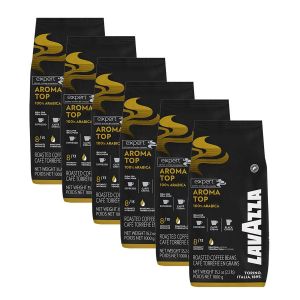 Café en grains Lavazza 100% Arabica Aroma Top 1 kg x 6 (Olico.it, neuf)