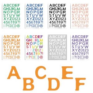 16 Feuilles Lettre Alphabet Autocollante Paillettes Stickers Lettres et Chiffres Rétro Lettres Adhésives Stickers Couleurs pour Scrapbooking Cadeau Enseignement Bricolag (Anyushangmao, neuf)