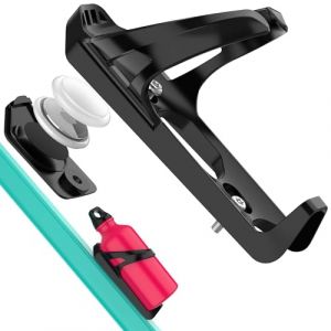 DDJ Air Tag Porte-bouteille d'eau pour vélo, étanche, support GPS caché, porte-bouteille antivol avec vis de sécurité, porte-gobelet universel pour vélo de route VTT (DDJ COMPANY LIMITED, neuf)