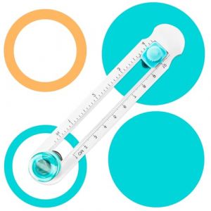 TenaLucy Coupeur de Papier Circulaire,2-20cm Cutter Circulaire Réglable Cutter Rotatif Decoupe Papier Coupeur de Cercle Réglable Multifonctionnel Massicot Scrapbooking Rotary Circle Cutter,Artisanat (mingyufamly, neuf)