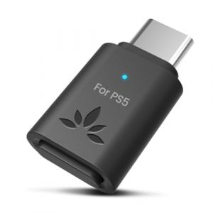Avantree C81-Gaming - Adaptateur Dongle USB-C Bluetooth 5.3 pour PS5 et Consoles de Jeu, avec aptX-Adaptive et Faible Latence, Clé émetteur Audio sans Fil pour Bluetooth Casques et Écouteurs (AvantreeDirect, neuf)