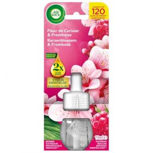 Air Wick Recharge Diffuseur désodorisant électrique huiles essentielles Fleur de Cerisier & Framboise (Stock Bureau Maison Bien-être, neuf)