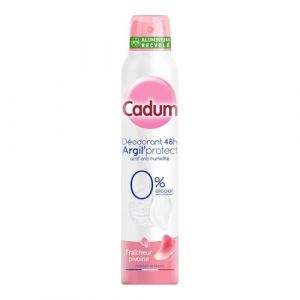 CADUM – Spray Déodorant Fraîcheur Pivoine, Protection Anti-odeurs 48H, Flacon 200mL - lot de 3 - Vendu par Lot (Marché Parisien, neuf)