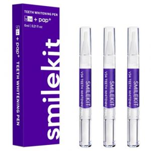 DOKRIN Kits de blanchiment des dents 3 stylos de blanchiment dentaire violets, stylos de blanchiment dentaire, stylos anti-taches, kit de blanchiment dentaire professionnel (IOANA BEST CLOTHES, neuf)