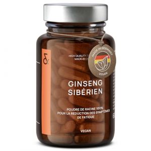 Ginseng Sibérien Extrait | 900mg Eleutherocoque Poudre per dose | Anit-Fatigue, Energie, Équilibre | 60 Gélules | Végan (CLAV GmbH, neuf)