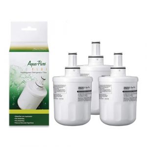 YHNNH Lot De 3 Filtres &Agrave; Eau De Rechange for R&eacute;frig&eacute;rateur, Compatibles avec Samsung, DA29-00003F, DA29-00003A, DA29-00003B, Aqua-Pure Plus, Pi&egrave;ces De Rechange for Filtre &Agrave; Eau(3pcs) (tgyg7k, neuf)