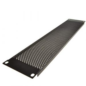 Mesh Vented 2U Blanking Plaque pour 19 inch Rack Monté Données Schrank [2U] (kenable ltd, neuf)