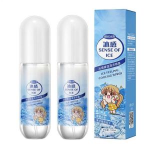 Spray Rafra&icirc;chissant Pour Temps Chaud, 2X100ML Brume Rafra&icirc;chissante, Portable L'&eacute;t&eacute; Spray Rafra&icirc;chissant Instantan&eacute; Pour Visage Et Corps, Brume Rafra&icirc;chissante Rapide Longue Dur&eacute;e Visage Corps Peau (Grtongyt, neuf)