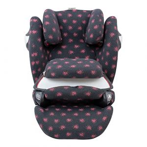JYOKO Kids Housse pour siège Auto bébé en Coton Compatible avec Cybex Pallas M - S Fix y Pallas B - Fix (Fluor Heart) (JYOKO, neuf)