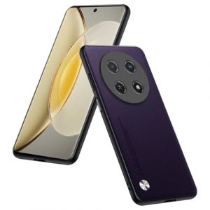 HULLIN Coque Compatible avec Honor Magic7 Lite 5G / Honor X9c (6.78"), Housse De Protection Cuir PU - Violet fonc&eacute; (HULLIN, neuf)