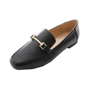 Feversole Women's Fashion Trim Deco Loafer Slippers,Pantoufles Trim Deco pour Femmes &agrave; la Mode (Tiptoe London, neuf)