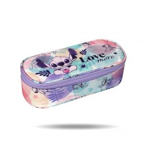 McNeil CoolPack Campus Disney Fashion Stitch Trousse &agrave; crayons, avec porte-stylo, pour enfants, grande capacit&eacute;, turquoise, violet. rouge, jaune, Trousse &agrave; crayons (Dittmeier, neuf)