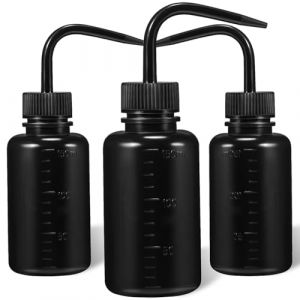 3 Pi&egrave;ces Flacons De Lavage En Plastique Vides 150 Ml 3 Noirs Petite De Lavage Darrosage Succulente De Lavage Des Cils Presser Les Biberons Deau Ou Lentilles De Contact Pissette (Denneyas, neuf)