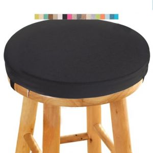 Coussin de Tabouret Ronde - Galette de Chaise Ronde Confortable - 30/35/40/45/50cm - Coussin de Chaise pour Salle à Manger, Cuisine, Bureau, Bar, Jardin, Intérieur/Extérieur(A4,40x8CM/15.7x3inch) (Fengzi Comprehensive, neuf)