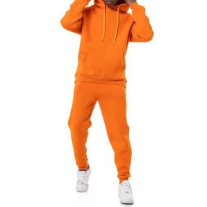 Redbridge Ensemble de jogging &eacute;l&eacute;gant pour homme - Sweat &agrave; capuche et pantalon de jogging de qualit&eacute; sup&eacute;rieure - Coupe ample, Orange, XL (ChillDeal, neuf)