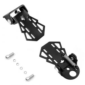 1 Paire P&eacute;dales Arri&egrave;re de V&eacute;lo, Pliables Repose Pied Velo, Repose-Pieds de V&eacute;lo Antid&eacute;rapante pour Convient aux VTT, v&eacute;los, etc Bicyclette Universel (YOUDALIS, neuf)
